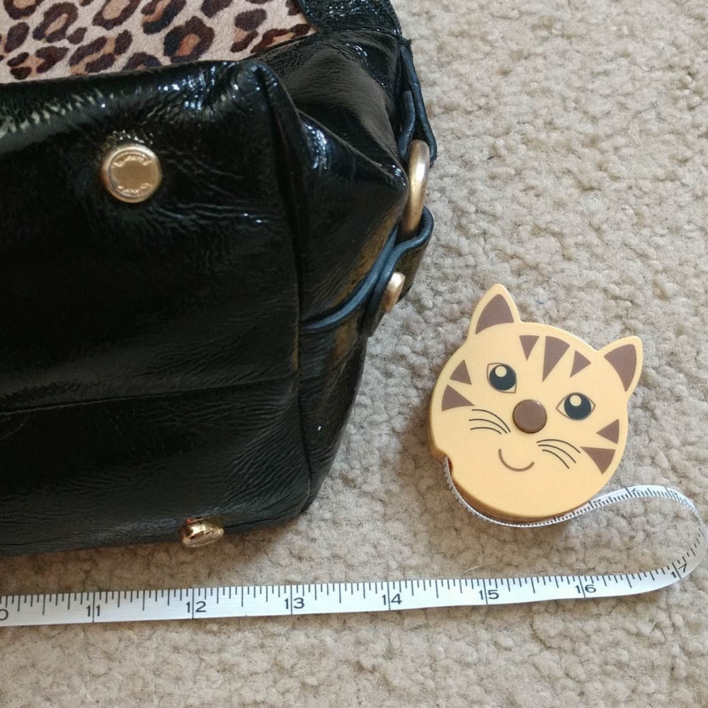 Talbots leopard print patent leather bag - Picture 11 of 14
